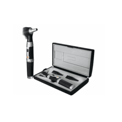 Otoscope de poche avec spécules auriculaires réutilisables
